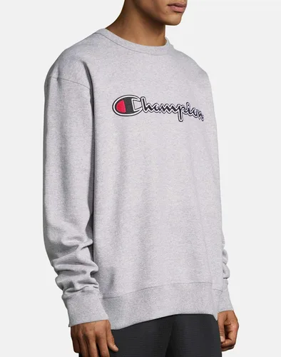 Vista 36 de Champion Sudadera de forro polar de peso medio con cuello redondo para hombre (regular o grande y alto)