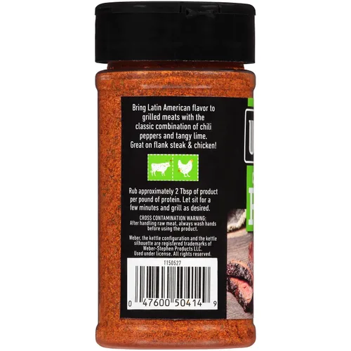 Vista 3 de Weber Chili Lime Rub, 5.75 oz