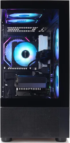 Vista 4 de MXZ Intel Core i7 13700F 5.2GHz, GeForce RTX 4060Ti, PC para juegos de 16 GB DDR4, M.2 SSD 1T, B760, ventiladores 6RGB, Windows 11 Pro, computadora