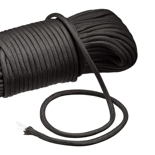 Vista 4 de Amazon Basics Cuerda de paracaídas tipo III de 550, núcleo de 7 hebras, cuerda de utilidad versátil para acampar, alta resistencia - 5/32 pulgada x