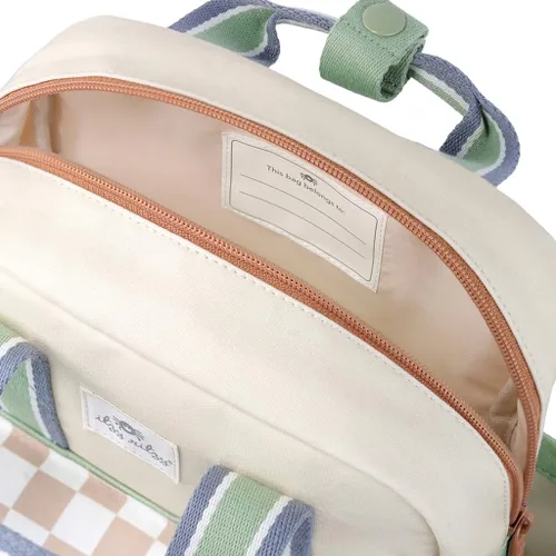 Vista 6 de Itzy Ritzy Mochila para niños pequeños, tablero de ajedrez, pequeña
