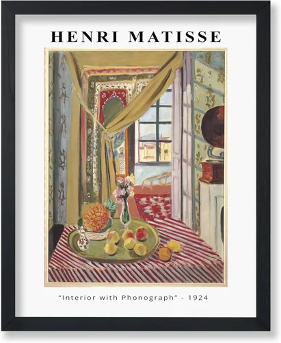 Vista 23 de Poster Master Póster Vintage de Henri Matisse – Impresión Retro de Fauvismo – Regalo para Artista, Inauguración de Casa – La Ventana, Maceta