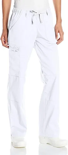 Vista 22 de WonderWink, pantalones elásticos resistentes para mujer de Wonderwork, talla petite plus Negro