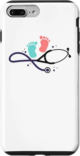 Vista 9 de iPhone 15 Enfermera pediátrica - Disfraz de Doctor White Coat para enfermeras bebé caso
