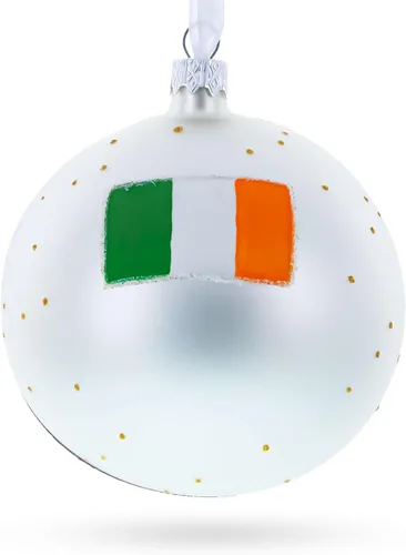 Vista 2 de Catedral de Galway, Irlanda, bola de cristal, adorno navideño de 4 pulgadas