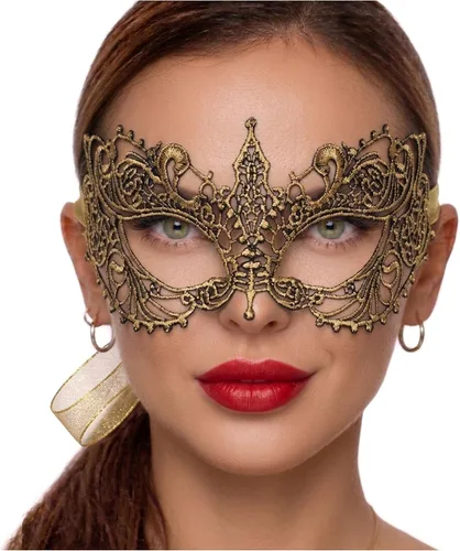 Vista 76 de Masquerade Mask For Women Lace Masquerade Mask for Masquerade Party, Proms, Venetian Party, Mardi Gras, Halloween & Cosplay Ana Bg Pluma de Pavo Real