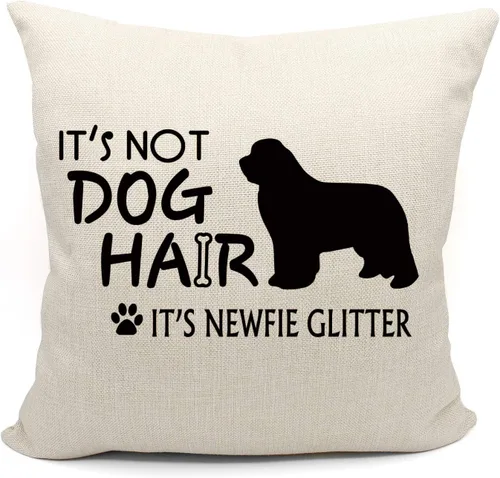 Vista 6 de Mancheng-zi Fundas de almohada para perros, 18x18 - Almohada de patas, Regalos para amantes de los perros