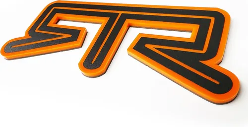 Vista 3 de Emblema RTR trasero personalizado de 1 pieza que se ajusta a la tapa del maletero del Ford Mustang (azul oscuro)