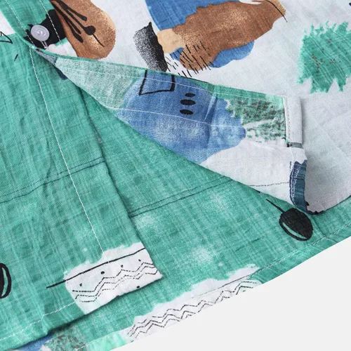 Vista 5 de Camisa hawaiana para hombre, de seda, genial, con gráficos, estilo casual, holgada, para playa, manga corta, verano, impresa, para vacaciones