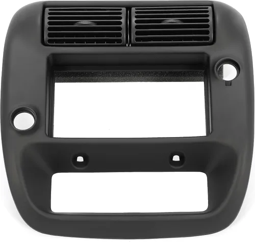 Vista 6 de KUAFU Panel de radio central para salpicadero, bisel de panel de instrumentos, compatible con Ford Ranger 1997-2006 1997-2001 Ford Explorer 2WD sin