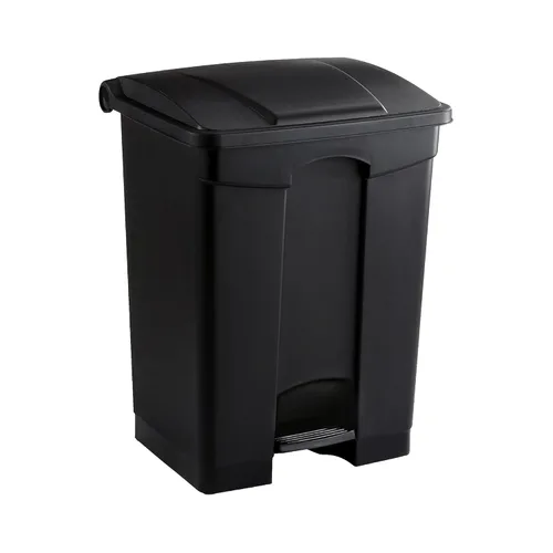 Vista 8 de Plástico Step-On receptáculo de residuos, Bronceado Canela