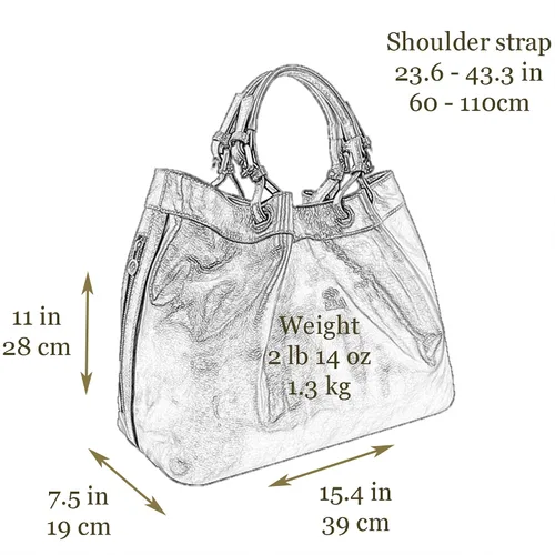 Vista 7 de Time Resistance Bolso de cuero - Bolso con asa superior - Bolso de cuero de grano completo para mujer Marrón