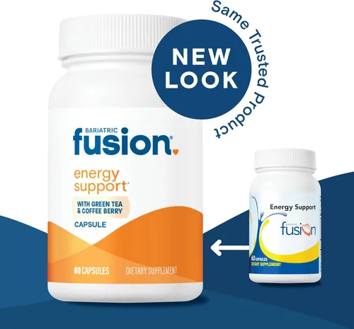 Vista 2 de Bariatric Fusion Vitaminas B para apoyo energético Complejo B con 70 mg de cafeína natural Cápsulas veganas Vitaminas bariátricas para mujeres
