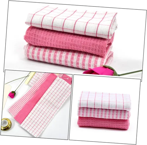 Vista 9 de Juego de 6 paños de cocina absorbentes de algodón suave, toallas de cocina a granel