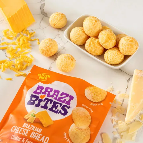 Vista 5 de Brazi Bites - Bocaditos de pan de queso brasileño, original, 11.5 onzas (congelado)