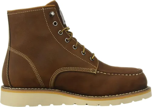 Vista 6 de Carhartt Botas de trabajo de 6 pulgadas impermeables de cuña suave con casquillo de acero, para hombre