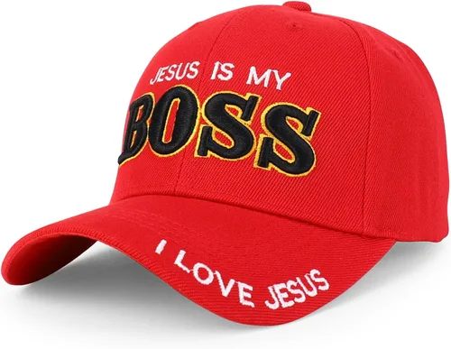 Vista 9 de Trendy Apparel Shop Gorra de bola cristiana bordada a mano Only Jesus Praying Azul marino