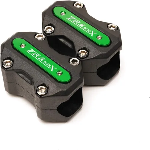 Vista 13 de Para Benelli TRK 502X Adventure TRK502 2019 2020 Barras de choque de motocicleta Bloque Protector de motor con logotipo TRK502X Anticaída Frame Negro