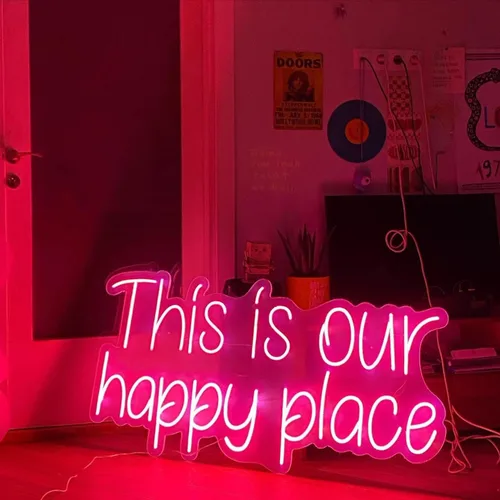 Vista 6 de Letreros de neón personalizados, letreros de neón personalizados para decoración de pared, letreros de neón personalizables para bodas, fiestas