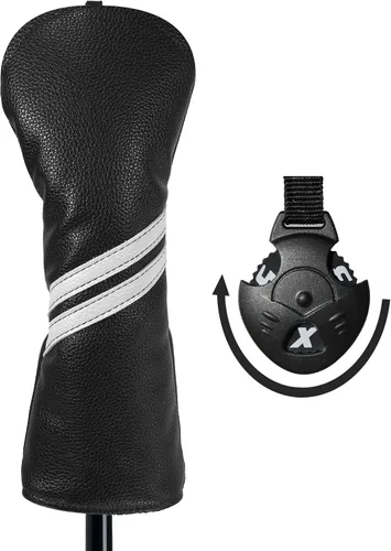 Vista 8 de Fundas para cabezas de palo de golf - Juego de 4 piezas o 1 pieza de accesorios de golf, fundas para palos de golf para maderas y conductores