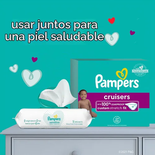 Vista 9 de Pampers Baby Dry - Pañales desechables para bebé