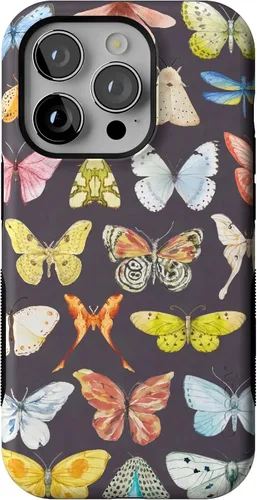 Vista 37 de Casely Funda para iPhone 14 Pro Viva La Vida Frida Kahlo Collage Floral Compatible con MagSafe Diseño protector audaz