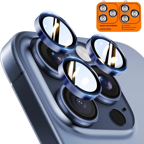 Vista 34 de TOCOL Protector de lente de cámara para iPhone 13 / iPhone 13 Mini vidrio templado HD individual resistente a los arañazos, accesorios compatibles