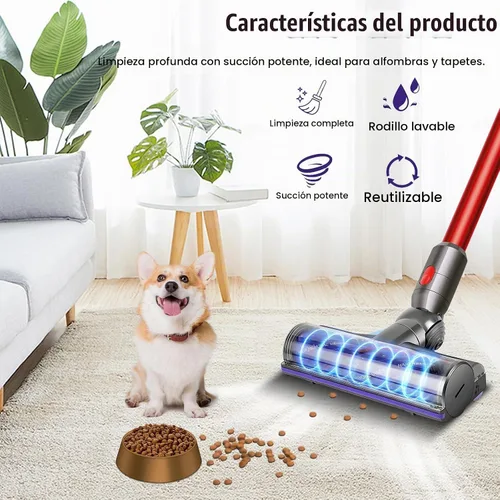 Vista 3 de Cabezal de Motor de Liberación Rápida Anti-Enredos Mejorado para Dyson V7 V8 V10 V11 V15 SV10 SV11 SV12 SV14 Repuesto para Aspiradora