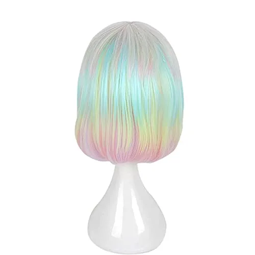 Vista 4 de AHJSN - Peluca de anime de la tierra del diamante lustroso, disfraz de cosplay Houseki no Kuni, pelucas de fiesta de Halloween