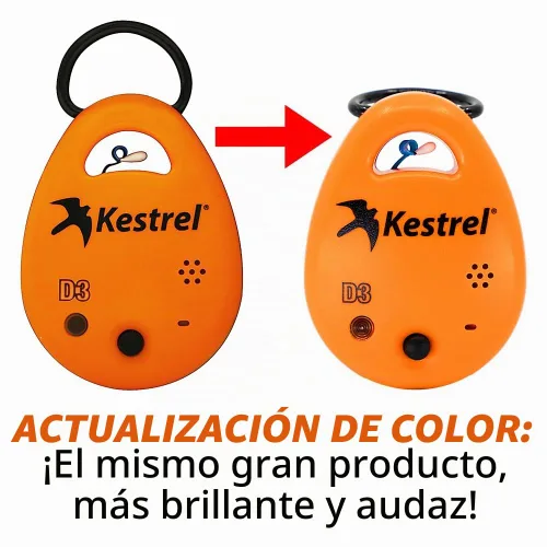 Vista 3 de Kestrel Drop D3FW Fire Weather Monitor, Naranja