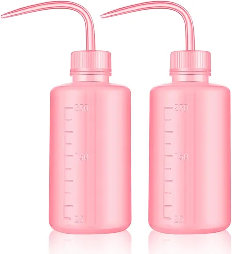 Vista 10 de Botella de Lavado 2 piezas 250ml/8oz Herramientas de Riego de Seguridad, Plástico Económico de Compresión para Lavado y Limpieza con Boca Estrecha
