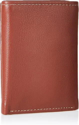 Vista 2 de Timberland Men's Leather Trifold Wallet with Id Window