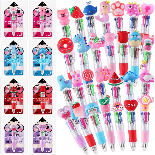Vista 21 de 36 bolígrafos divertidos de ajolotl kawaii, mini bolígrafos de regalo