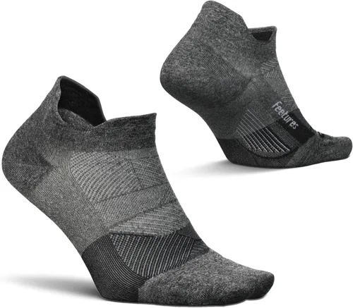 Vista 21 de Feetures Elite - Calcetines tobilleros ultraligeros que no se muestran - Calcetines deportivos con compresión dirigida Azul Ártico (1 par)