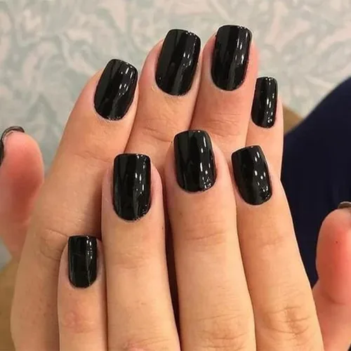 Vista 84 de Modelones Uñas postizas cuadradas cortas, color blanco y rosa, 32