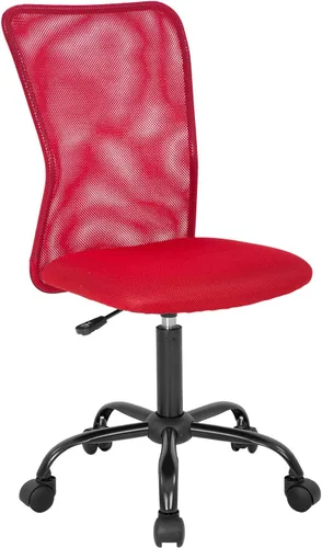 Vista 8 de [Usado] Silla de escritorio ergonómica de malla para computadora, respaldo moderno ejecutivo, soporte para la espalda media, silla giratoria y Negro