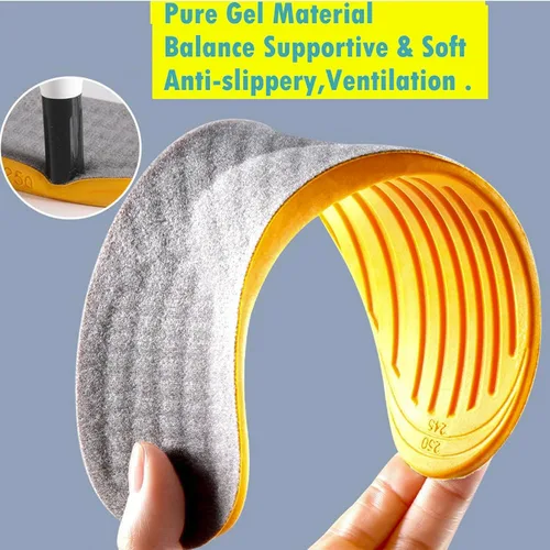 Vista 4 de Goofort Plantillas ortopédicas para corregir la postura para mujeres y hombres, plantillas de gel 4 en 1, plantillas de gel para pies planos