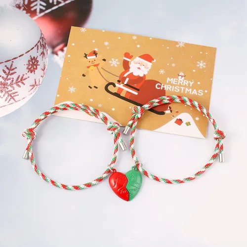 Vista 6 de COTATI Pulsera de Halloween con dijes de película de terror y grito de terror, pulsera de eslabones de Navidad para mujer