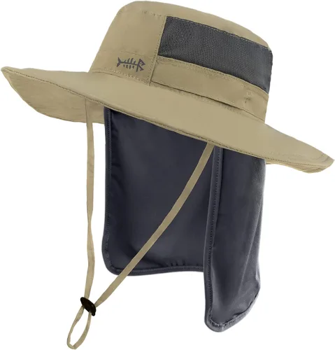 Vista 31 de BASSDASH Sombrero de pesca solar UPF 50+ resistente al agua con solapa desmontable para el cuello