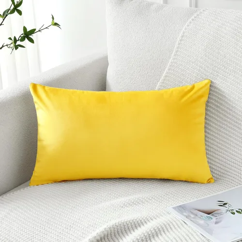 Vista 76 de Artscope Fundas de Almohada de Terciopelo de Lujo Fundas de Almohadas Cuadradas Decorativas Fundas de Cojines Suaves Sólidas para Sofá de Sala Sofá