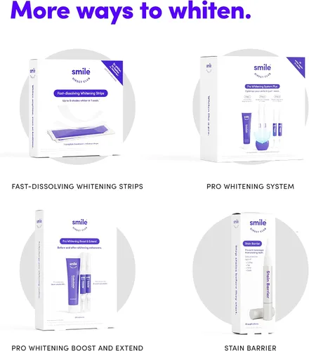 Vista 8 de SmileDirectClub Kit de blanqueamiento dental con luz LED, paquete de 9 bolígrafos de gel, peróxido de hidrógeno de fuerza profesional, sin dolor
