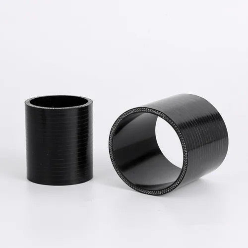 Vista 5 de Acoplador de manguera de silicona recta de 2 pulgadas ID con abrazaderas de manguera de acero inoxidable, acoplador de silicona de 2" de alta