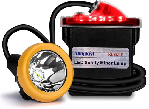 Vista 11 de Linterna frontal LED recargable, linterna de cabeza de seguridad súper brillante con 1+2 LED y paquete de batería, luz impermeable para casquillo