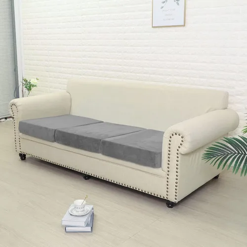 Vista 3 de Jonuiony Funda universal para sofá resistente al desgaste, fundas de terciopelo elástico para cojines separados para sofá, fundas de sofá