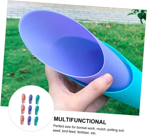 Vista 4 de Happyyami 9 Uds suculenta taza pala cubo colorido pequeño jardinería cucharas jardín cucharada herramienta planta cubo pala niños jardín