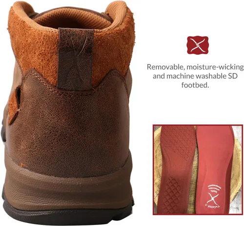 Vista 5 de Twisted X Botas de senderismo Mhkw002 para hombre