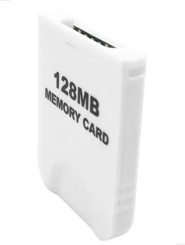 Vista 4 de Aisicondan - Tarjeta de memoria de alta velocidad de 128 MB 2043 bloques compatible con Nintendo Gamecube y Wii Console Kits de accesorios - Blanco