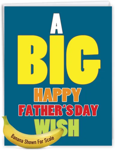 Vista 8 de NobleWorks - Tarjeta divertida jumbo para el Día del Padre (8.5 x 11 pulgadas), tarjeta de notas de humor, regalo para papá, padrastro, abuelo