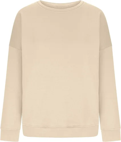Vista 4 de midelxp Sudaderas de gran tamaño con cuello redondo para mujer, forro polar suave, manga larga, casual, cómodas, lindas sudaderas con capucha