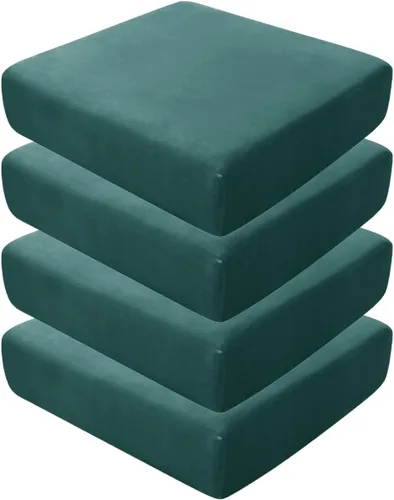 Vista 94 de Fundas de asiento de terciopelo ultra suave, fundas de cojín de asiento suave SOFE fundas de sofá con parte inferior elástica lavable funda